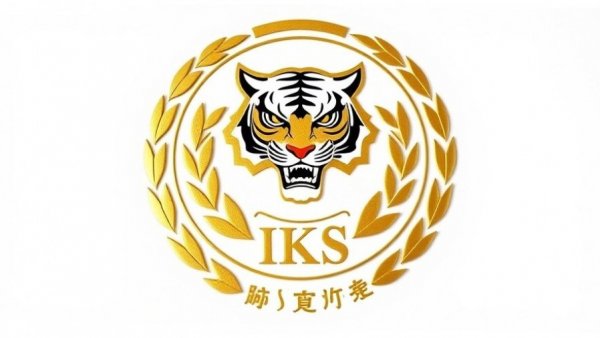 Official IKS Kata Shotokan Karate emblem with tiger and laurel.