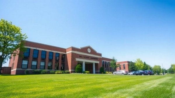 Social Security Administration building in Muskegon with clear sky