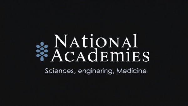 National Academies logo with science focus.