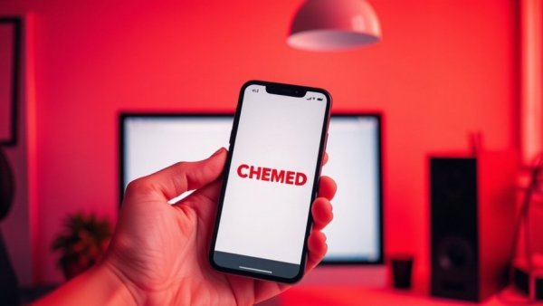 Company logo on smartphone with blurred background, senior health stocks Q3 highlights.