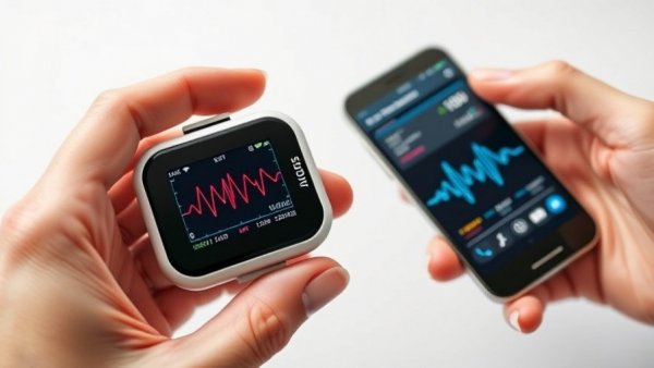 Modern ECG device and app showcasing latest innovations in medical technology Muskegon.