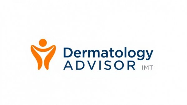 Dermatology ADVISOR logo on white background.