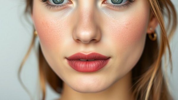 Before and after lip blushing beauty treatment showcasing natural lip enhancement.