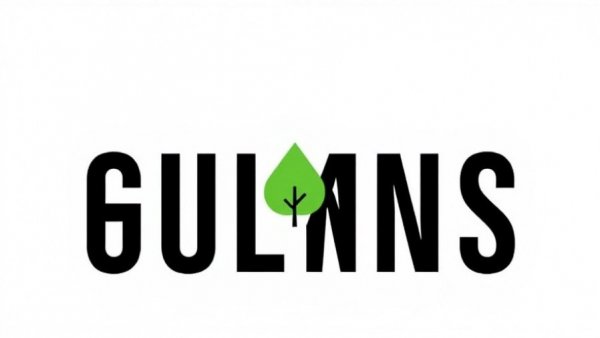 Minimalistic logo design with tree icon and text.