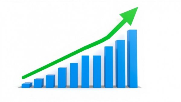 Business growth chart with upward trend by Exactitude Consultancy.