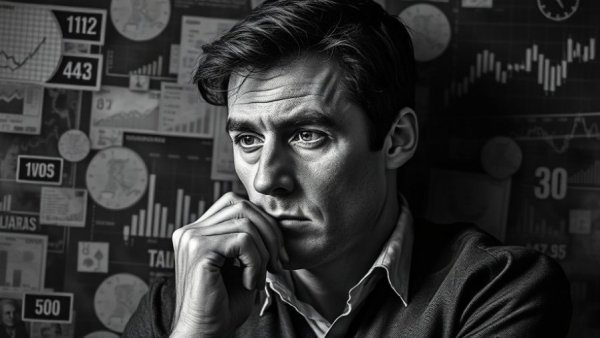 Healthcare affordability challenge in financial backdrop with charts.