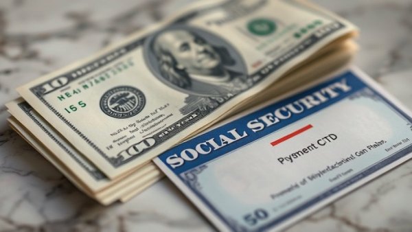 U.S. currency and Social Security card indicate Double SSI Payments December 2025.