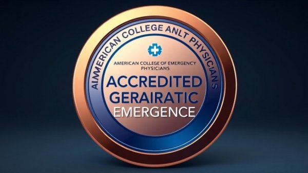 Accreditation badge for Geriatric Emergency Departments.