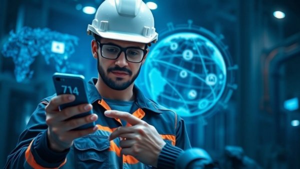 Collage showing AI rPPG technology in healthcare for workers.