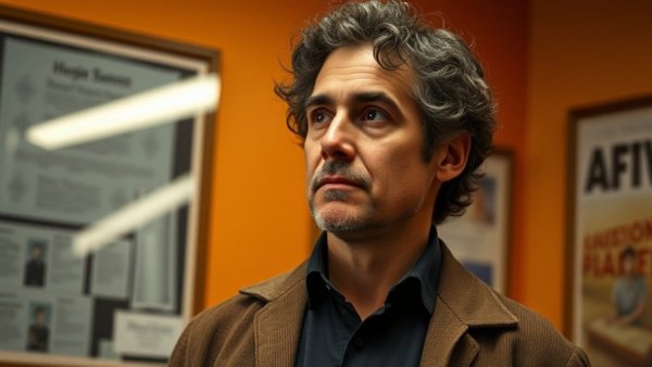 Distinguished man in a scholarly setting, retirement planning.