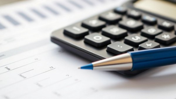 Calculator and pen on desk reflecting financial analysis for 2026 Social Security COLA increase.