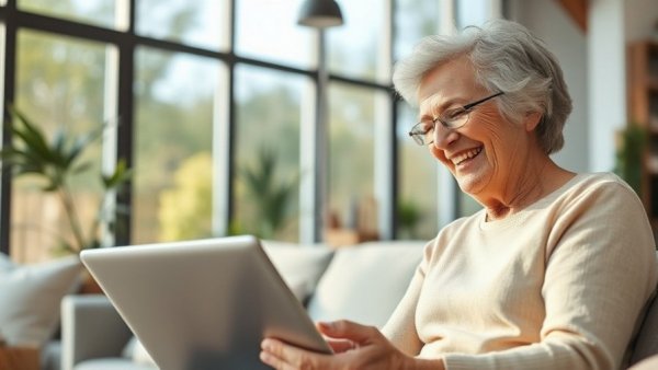 Friendly Medicare advisor meeting with woman for plan comparison.