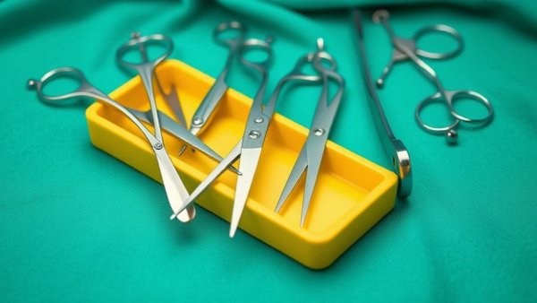 Surgical instruments on green drape for long-term health coverage Muskegon.