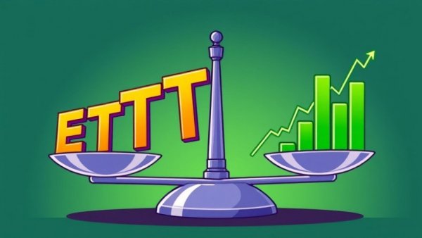Comparing gold vs silver ETFs in a stylized balance illustration.