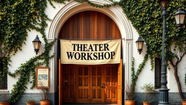 Rustic theater workshop in South Pasadena symbolizes community-driven business growth.