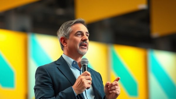 Business speaker at event on Small Business Administration Grants.