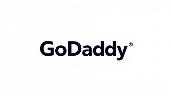 GoDaddy logo design on white background.