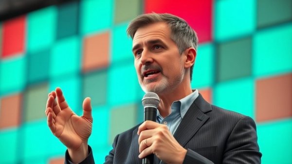 Speaker at business event discussing SBA Grant for Local Startups.