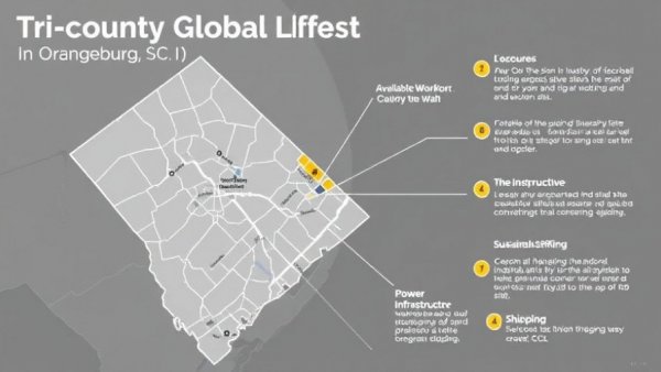 Map of Tri-County Global Industrial Site in South Carolina's automotive supply chain.