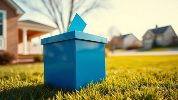 Detroit ballot drop box on sunny day, Michigan mail-in ballot regulations.