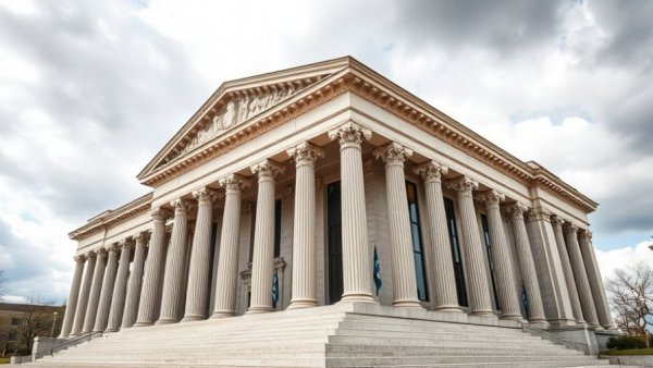 Modern courthouse building representing limits on immigration arrests in courthouses.