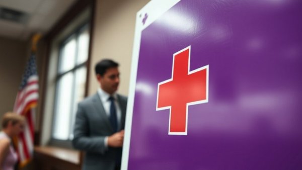 Health Savings Accounts for Seniors concept with blurred discussion in background.