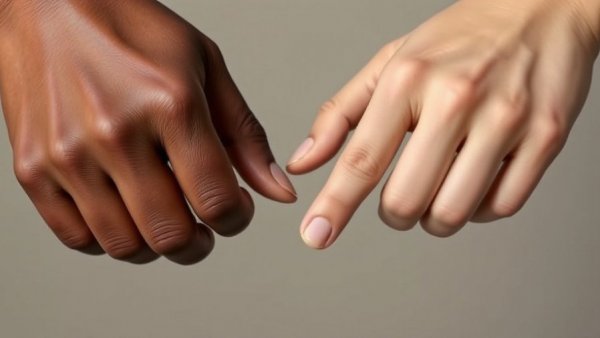 Unity gesture with linked pinkies, symbolizing South Carolina DEI contracting changes.