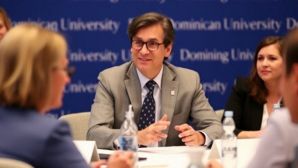 Dr. Mehmet Oz attends Healthcare Roundtable at Dominican University