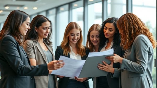 Diverse business meeting discussing Texas contracting changes for minority businesses.