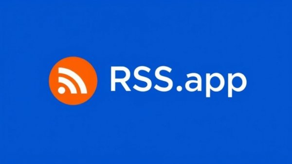 Logo for RSS app on a blue background, Michigan entrepreneur investment insights