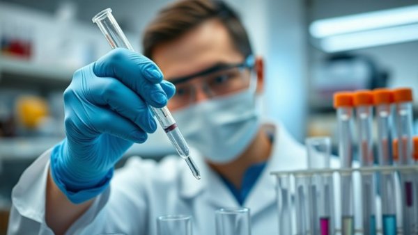 Scientist conducting space study on aging and Alzheimer's disease research.