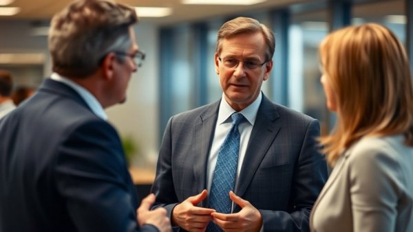 Man discussing Social Security retirement benefits in office.