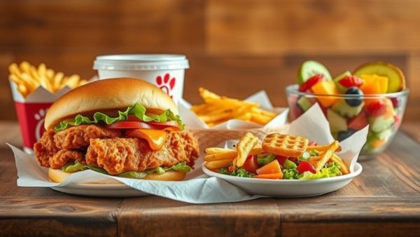 Chick-fil-A opening in Ann Arbor: Delicious menu items on display.