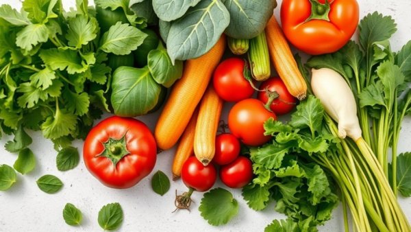 Vibrant greens and vegetables showing textures, highlighting watercress health benefits.