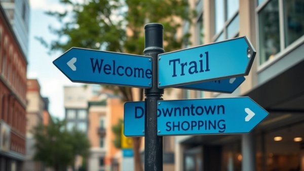 Iconic Sedalia wayfinder sign installation with clear directions.