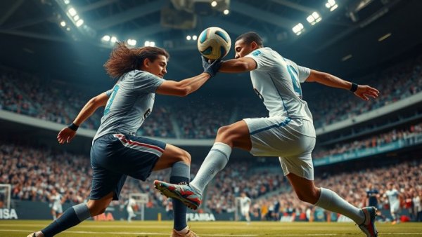 Rams vs. Lions players engaged in intense football action.