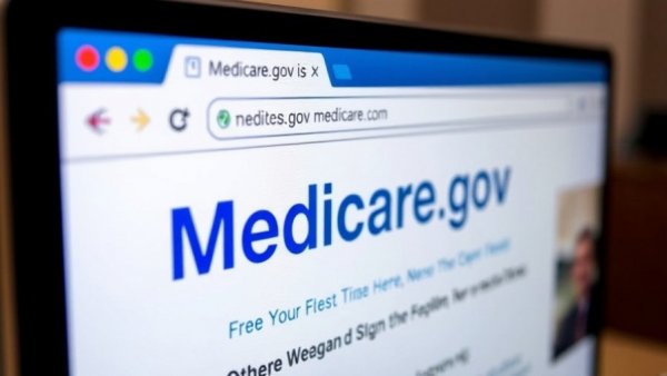 Close-up of the Medicare.gov website, highlighting Medicare telehealth coverage changes.
