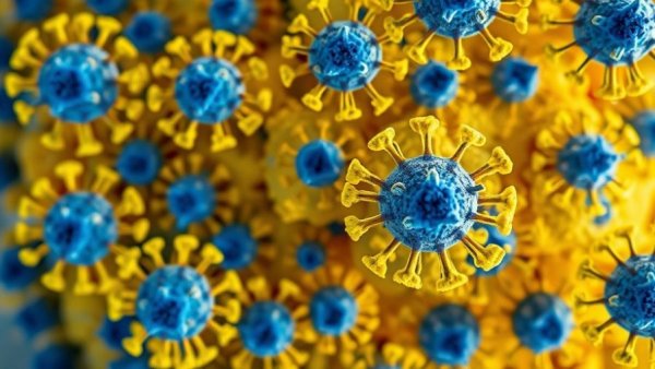 Vibrant microscopic virus visualization for Michigan healthcare treatment options