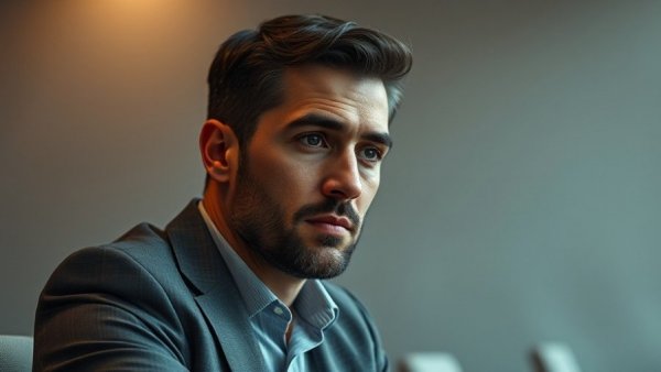 Thoughtful professional discussing Microsoft AI hiring strategies indoors.