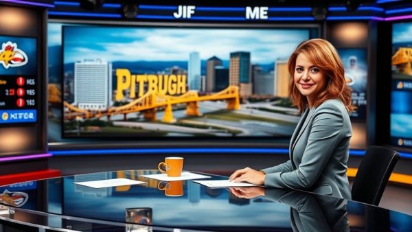 Host delivering Pittsburgh sports updates on TV, December 2025.
