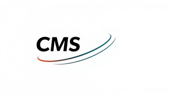 CMS logo highlighting Medicaid work rules, healthcare branding