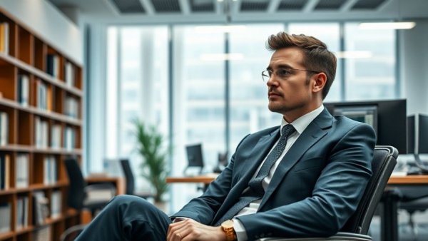 AI bubble concerns for retirees: professional pondering future trends.