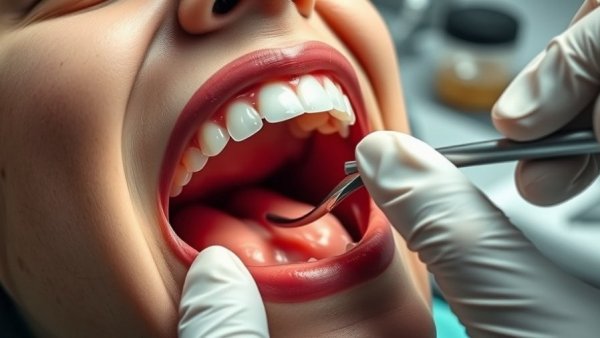 Dental exam showing gum health connection to heart disease.