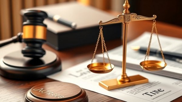 Golden scales of justice symbolizing real estate fraud investigation in Indiana.