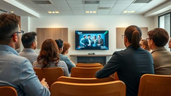 People in a conference room watching meeting on Michigan red flag gun laws repeal.