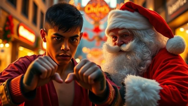 Juxtaposed characters illustrating 90-minute movies on Netflix