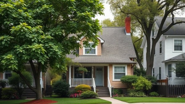 Suburban home with greenery reflecting potential Florida home insurance rate decreases.