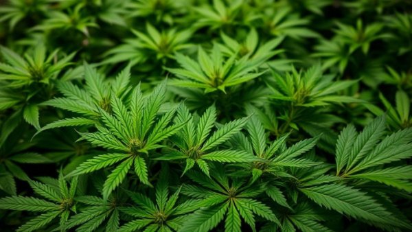 Lush green cannabis leaves illustrating Michigan cannabis businesses tax relief.