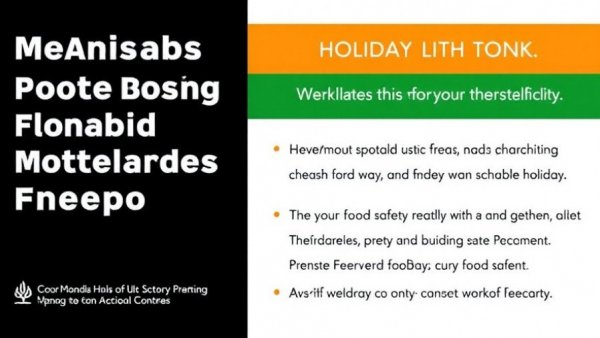 MDARD offers food safety tips for holiday gatherings