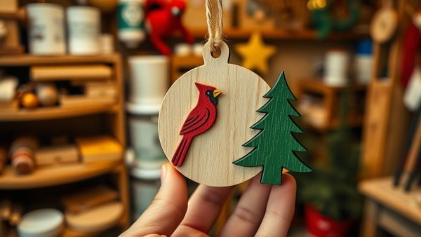 Michigan startup insights: handcrafted Christmas ornament in workshop.